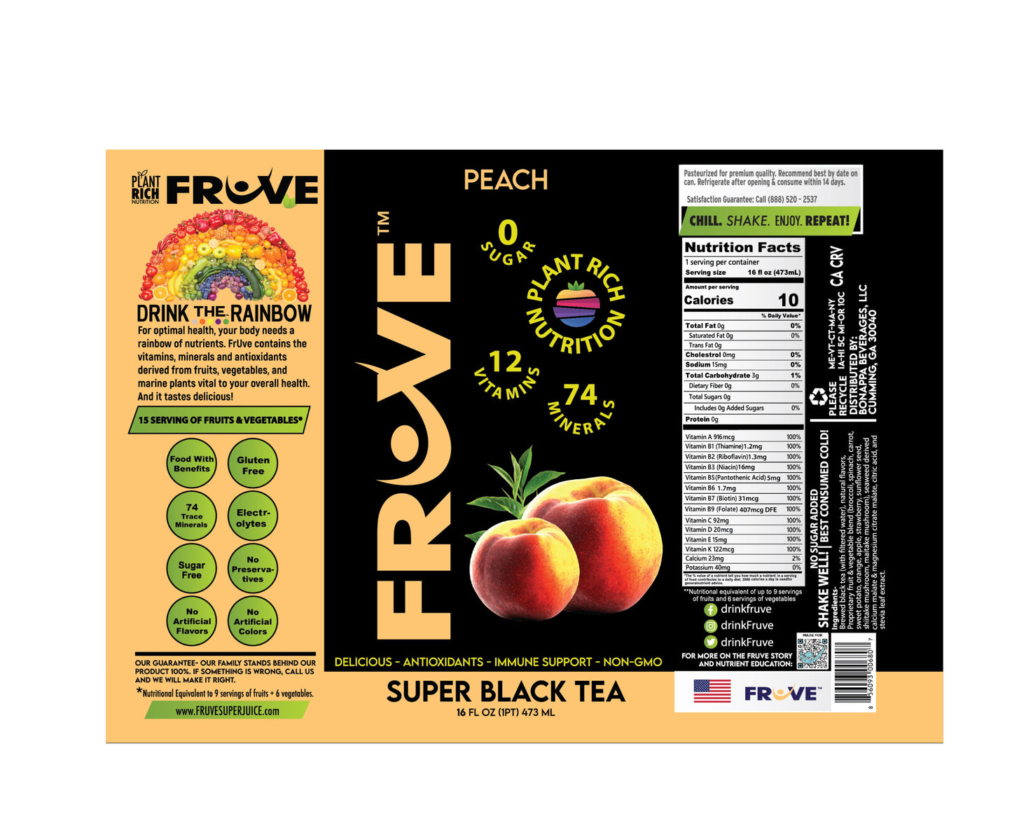 Super Tea Black Peach