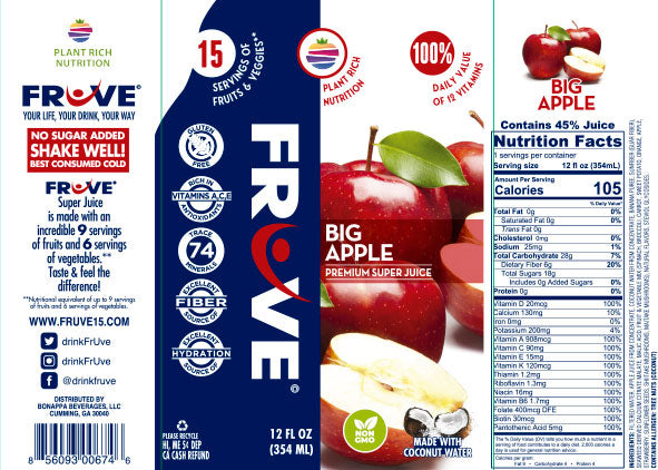 Super Juice Big Apple FrUve