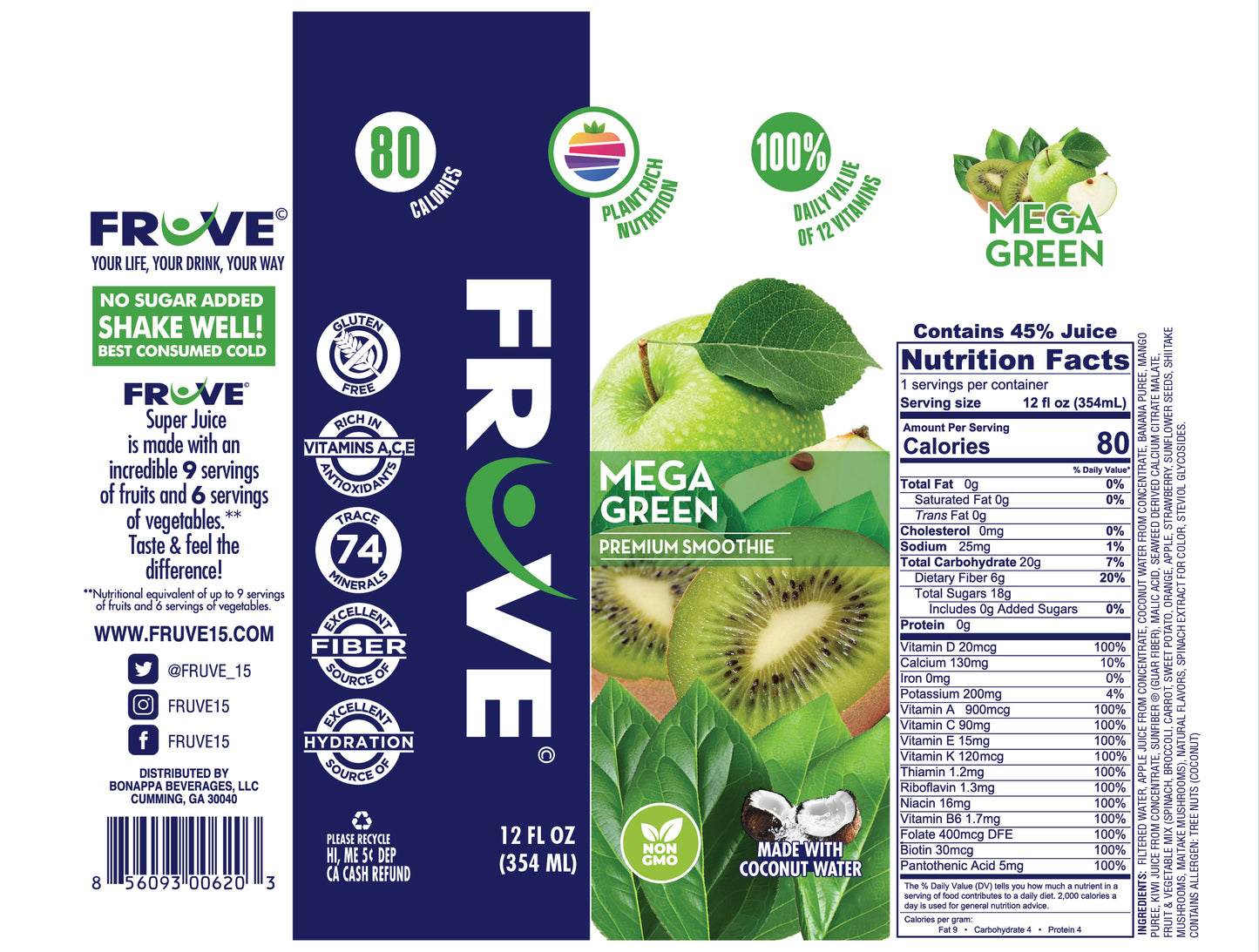 Super Juice Mega Green FrUve