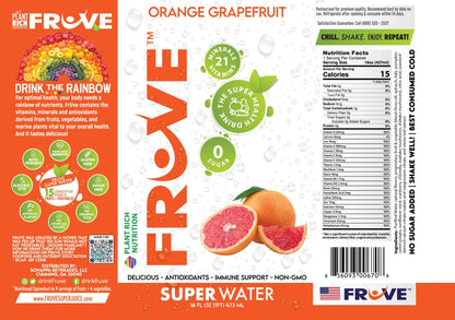 Super Water Orange Grapefruit FrUve